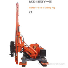 Solar Pile Driver With GPS System Solar Piling